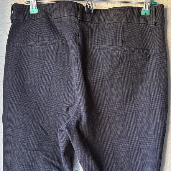 Old Navy Pixie Pants Gray-Blue Plaid Size 14 - Picture 6 of 10